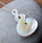 Mother of Pearl Double Twist Necklace